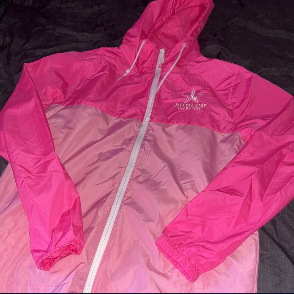 Jeffrey Star pink windbreaker